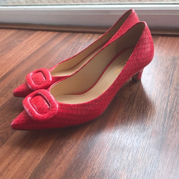 Women’s Kate Spade Pink Heels Size 5 - Picture 2 of 5